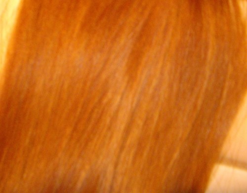 medium brown hair with red tint. My hair is a light rown but