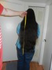 25+ inches (my husband set the measuring tape to 30 for this shot - that\'s why it goes past the bottom of my hair)