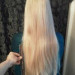 loose hair with ruler