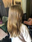 long hair the day of the hair cut