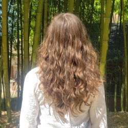 Virgin Ringlet Curl Caramel Brown Hair – 15 inches
