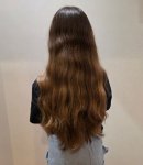 Hair down