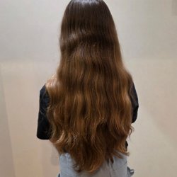 Hair down