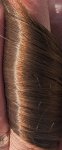 Unprocessed, 25inch, med brown 2A hair. Unprocessed, 25inch, med brown 2A hair.
